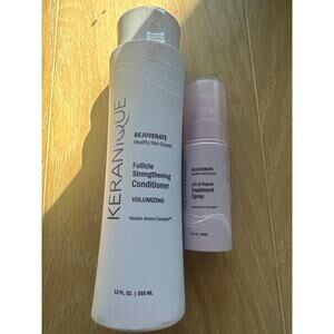 KERANIQUE Volumizing Conditioner & Lift and Repair Treatment  Healthy Hair Spray